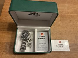 Herren Uhr Swiss Military Chronograph gebraucht