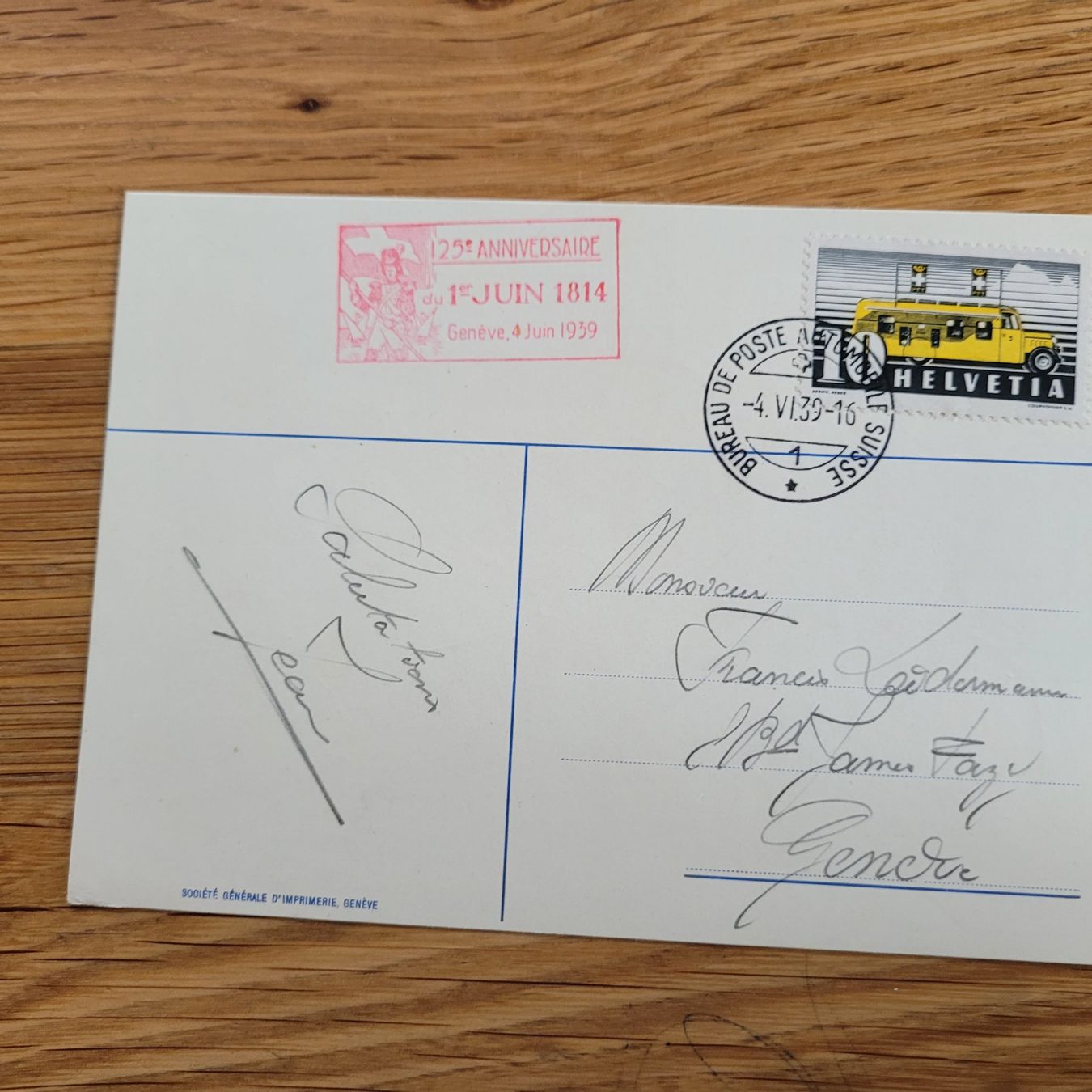 Tutti i francobolli: Dokument Genève 01.06.1814 – Usato da Biel/Bienne venduto da Destockweb