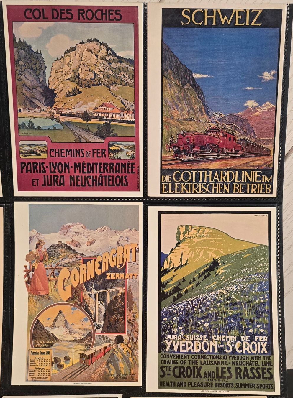 Cartoline postali: SBB - 20 Stück - POSTKARTEN - "Schweiz" - (Nostalgie) – Usato da Biel/Bienne venduto da Fischhene 2