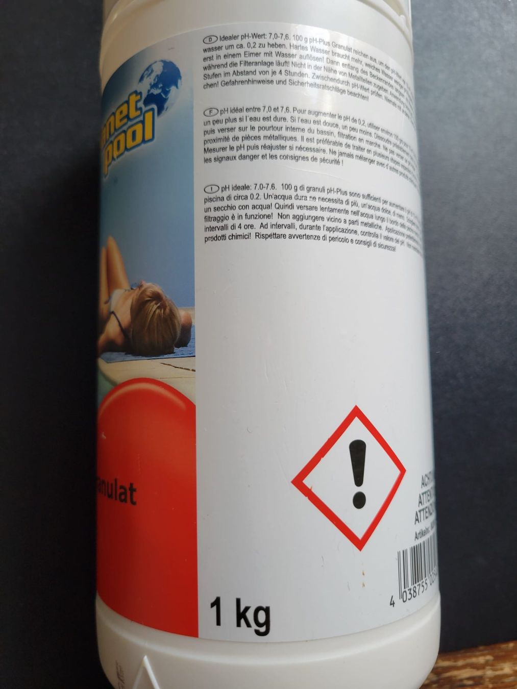 Piscines: Planet Pool pH-Plus Granulat ca. 950g – D'occasion à Uettligen par Polarbaer8 3