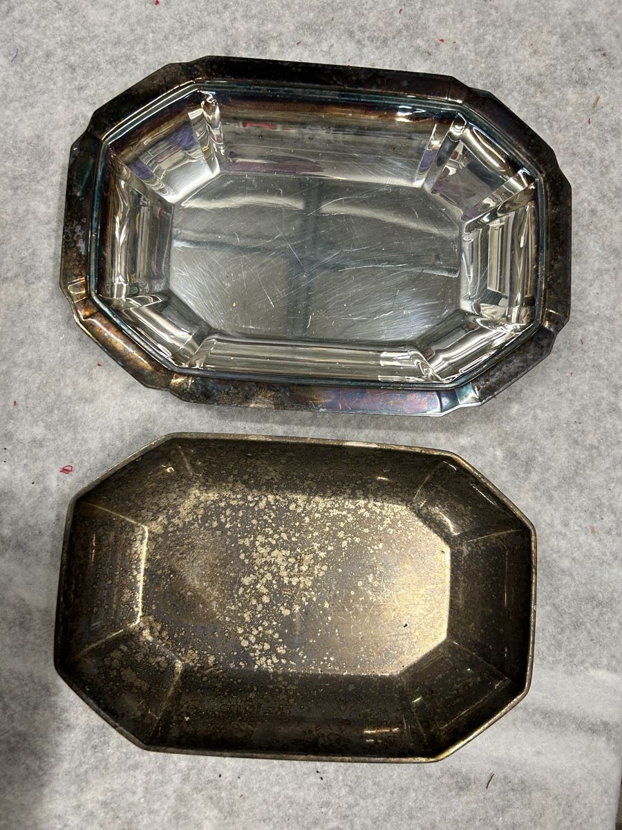 Contenitori & Simili: Silber Gemüseschüssel mit Deckel, Vintage Design – Usato da Kehrsiten venduto da fot_55m5 3