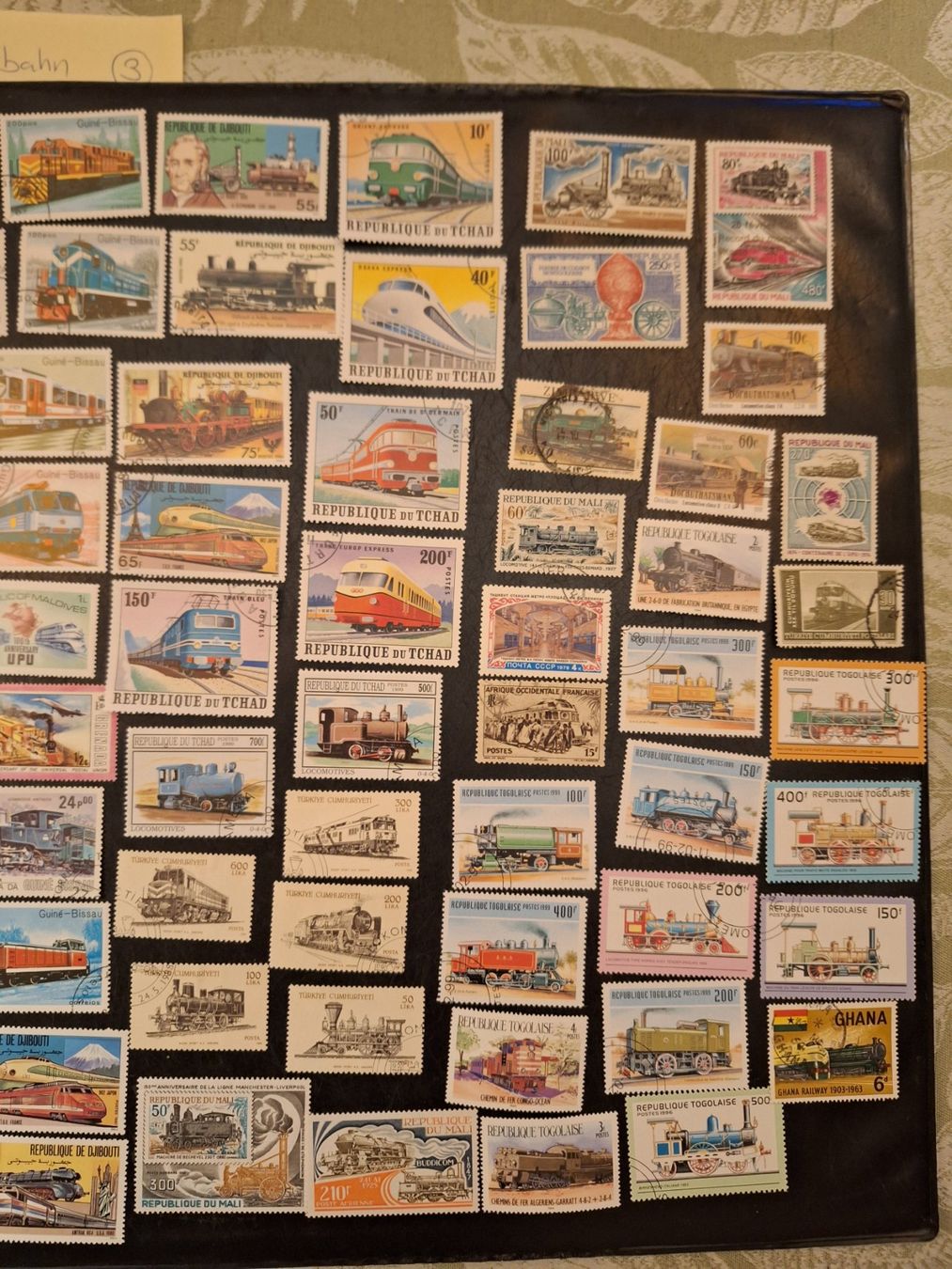 Alle Briefmarken: Grosse Eisenbahn-Sammlung (3) – Gebraucht aus Genolier von Antoine30 8