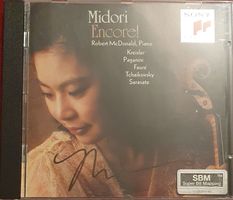 Midori Encore! CD - Klassische Musik - Geige&Piano, signiert