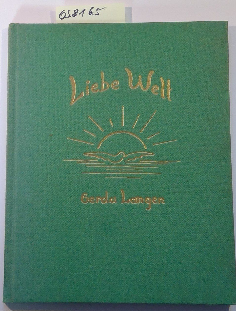 Libri: Liebe Welt von Gerda Langen  Arlesheim – Usato da Langenthal venduto da arcenciel01