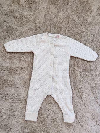 Zara Baby Strampler Hellgrau Gr. 62 Gute Zustand