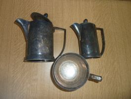 Altes Hotelsilber Kaffeekanne ........