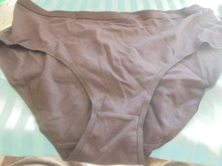 Slip dunkelbraun, Gr. 48/50, C&A NEU