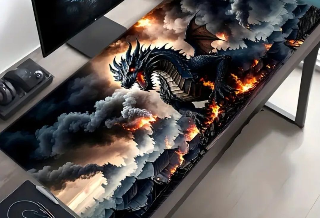 Tappetini per mouse: Gaming Mauspad Drache gross - Neu! – Nuovo e nell'imballaggio originale da Hunzenschwil venduto da nudget 1