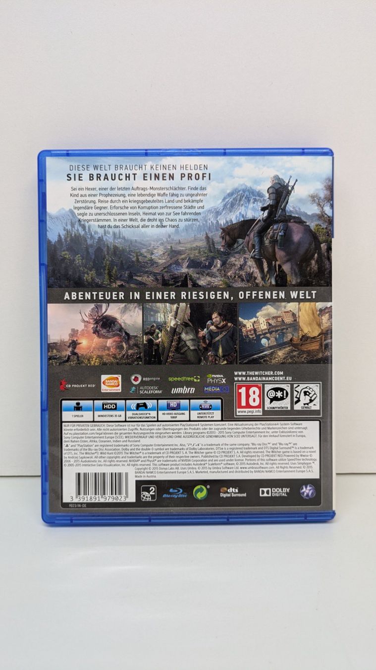 Giochi: The Witcher 3: Wild Hunt - PlayStation 4 – Usato da Menziken venduto da mame18 2