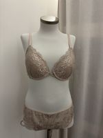 Schöner BH in Spitze, kühles beige, Grösse 85B