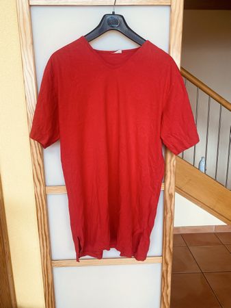 Beau t-shirt rouge XL 100% coton Envoi possible/Versand mögl