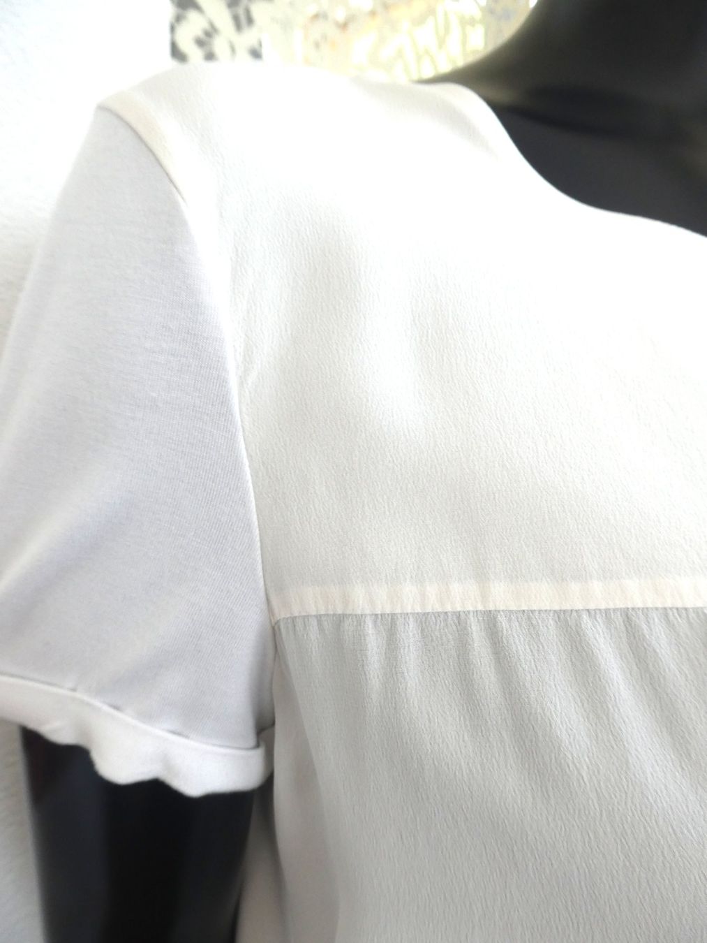 Luisa Cerano T-shirt: LUISA CERANO Shirt Bluse Front Seide, Gr. L – Usato da Berneck venduto da chouchou1415 2