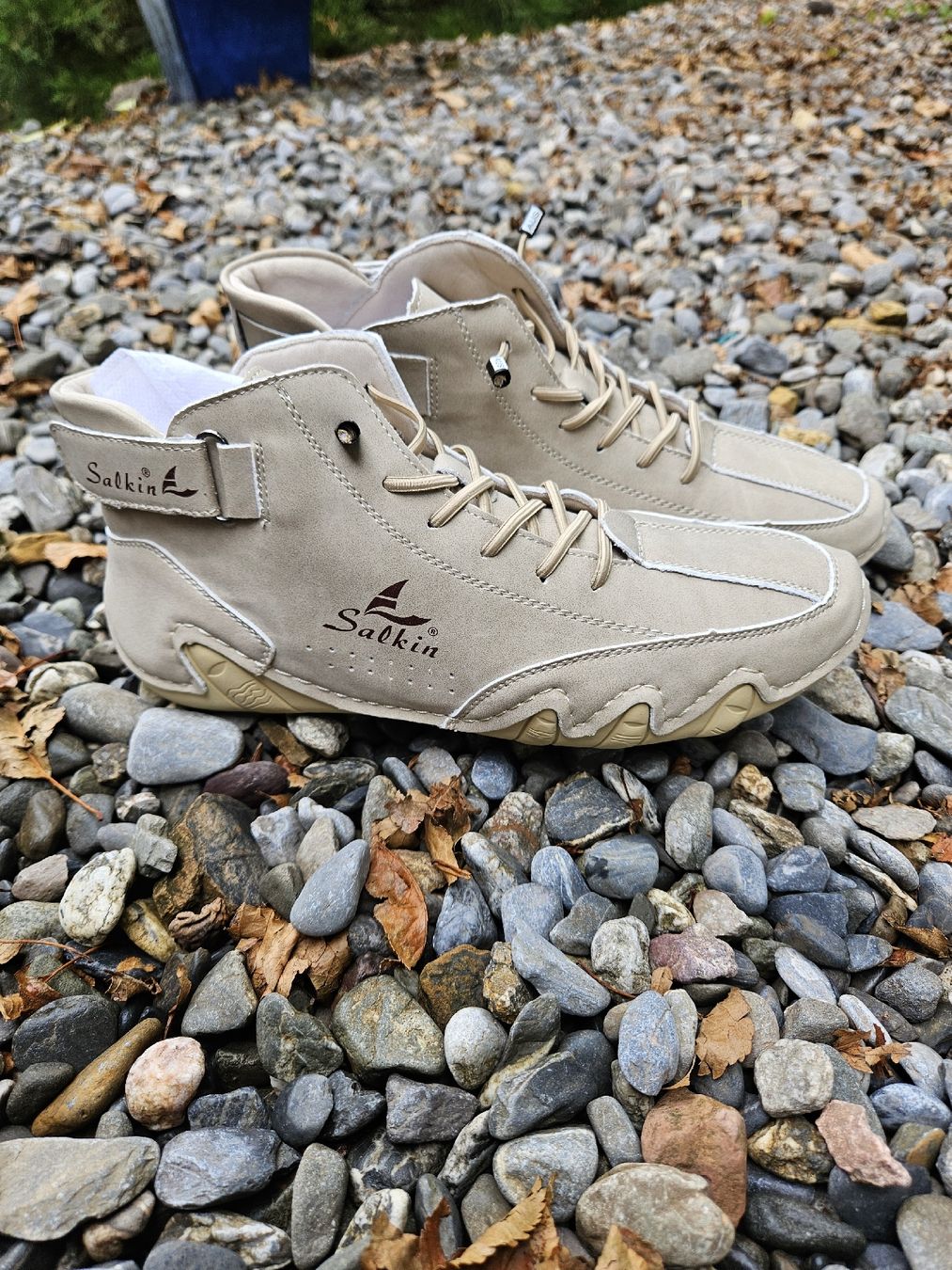 Scarpe da uomo: Salkin Barfußschuhe, Beige Gr 39 NEU – Nuovo (secondo la descrizione) da Glarus venduto da Charly1317