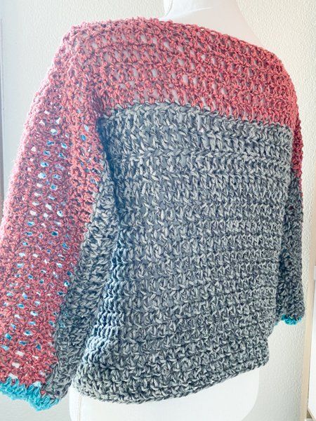 Maglioni & Felpe: Gehäkelte oversize Pullover Pulli melange mix – Nuovo (secondo la descrizione) da Carabbia venduto da katiamandelli 1