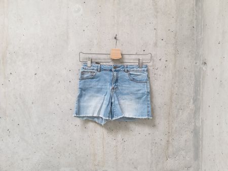 Short en jeans Zara, bleu denim clair, fille, taille 140