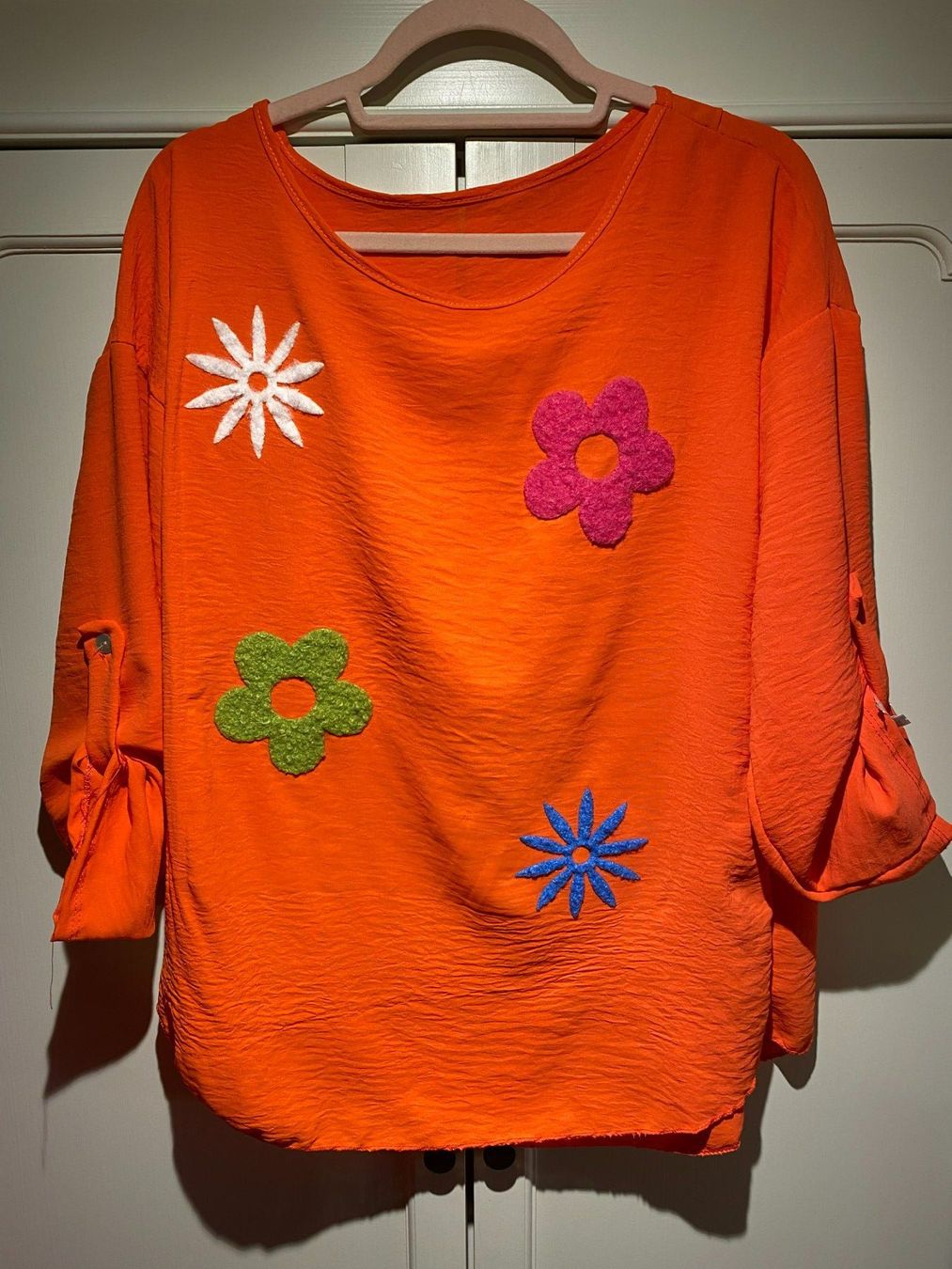 Camicette: DAMENBLUSE-FLOWERS – Nuovo e nell'imballaggio originale da Meienried venduto da ManuelaBoutique