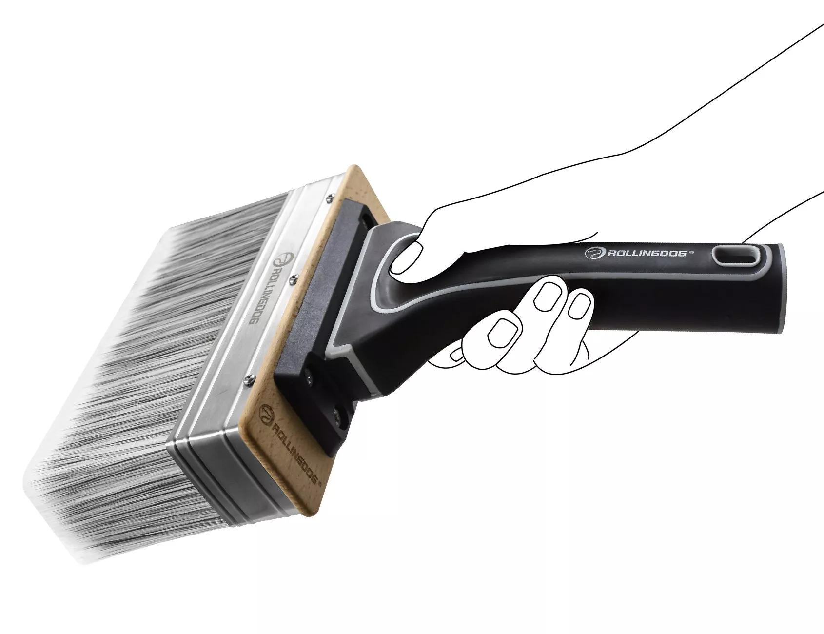 Pinsel: THE MOLOSSUS™Deck & Wall Brush – Neu und originalverpackt aus Riehen von Trakkstore 4