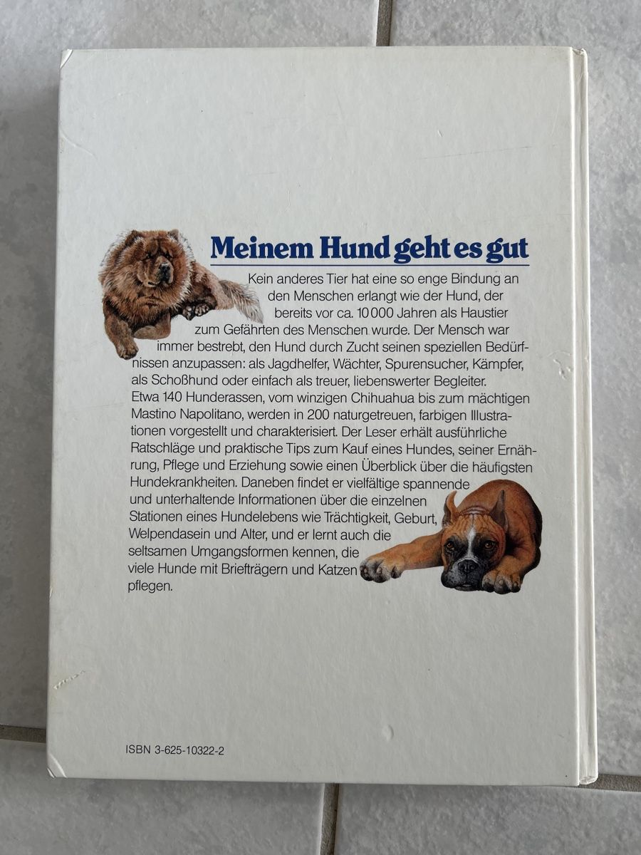 Libri: Buch Hund – Usato da Lostorf venduto da Venice16 2