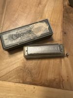 Hohner Mundharmonika & Box antik