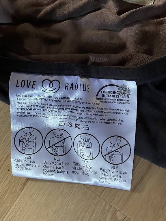 Bauch- & Rückentragen: Tragetuch von Love Radius  – Gebraucht aus Solothurn von lea_nd8v 1