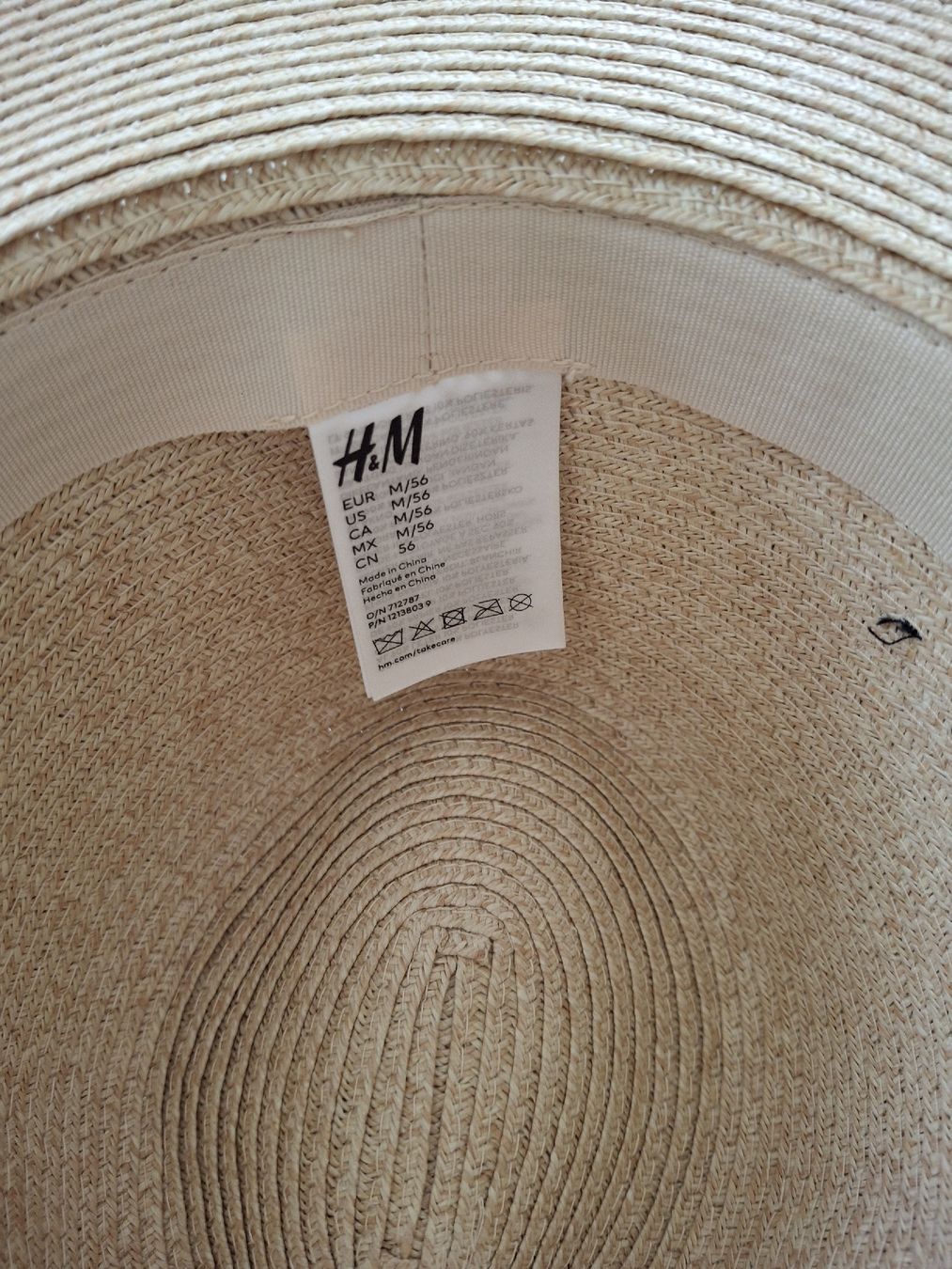 H&M Copricapi, berretti & cappellini: Chapeau style panama H&M beige M – Nuovo e nell'imballaggio originale da Lausanne venduto da Cognitia 2
