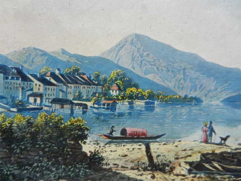 Incisioni: Zug Rigi koloriert – Usato da Risch venduto da Rischli15 9