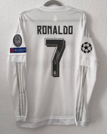 C.Ronaldo - Real Madrid Champions Finale 2016 - Signiert