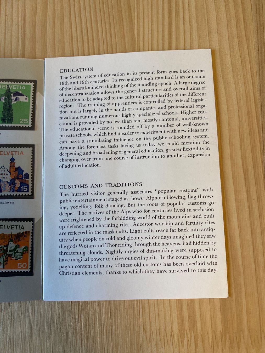 Alle Briefmarken: Swiss postage stamp PTT-Souvenir – Gebraucht aus Fürigen von Lucky_NW 3