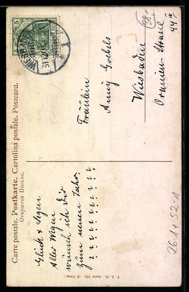 Cartoline postali: Arthur Thiele: Schwein in Uniform mit Ko – Usato da Berlin venduto da bartko-reher 1