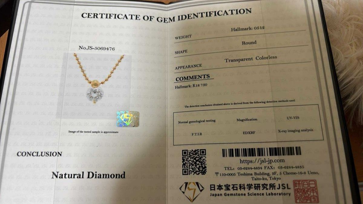 Ketten: 0.512 karat Natural Diamant Halskette – Neu (gemäss Beschreibung) aus Tägerwilen von jna_5zmg 6