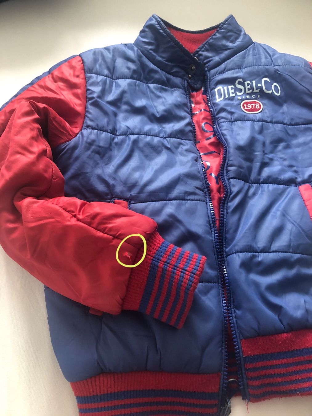 Diesel Giacche & Cappotti: Diesel Reversible Bomberjacke Gr 122 – Usato da Egg b. Zürich venduto da egg2665 6
