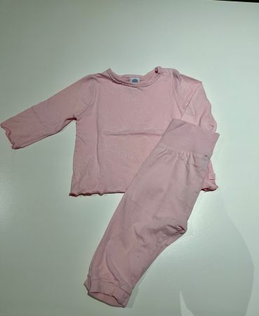 Sanetta, Schlafanzug, Pyjama, rosa, Schleife, Gr. 74, w. Neu