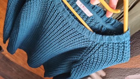 Strickpullover Gr. L Clockhouse WE❤️KNIT petrol Herbst
