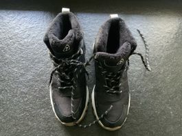 Winterstiefel Beach Mountain gefüttert schwarz Grösse 36