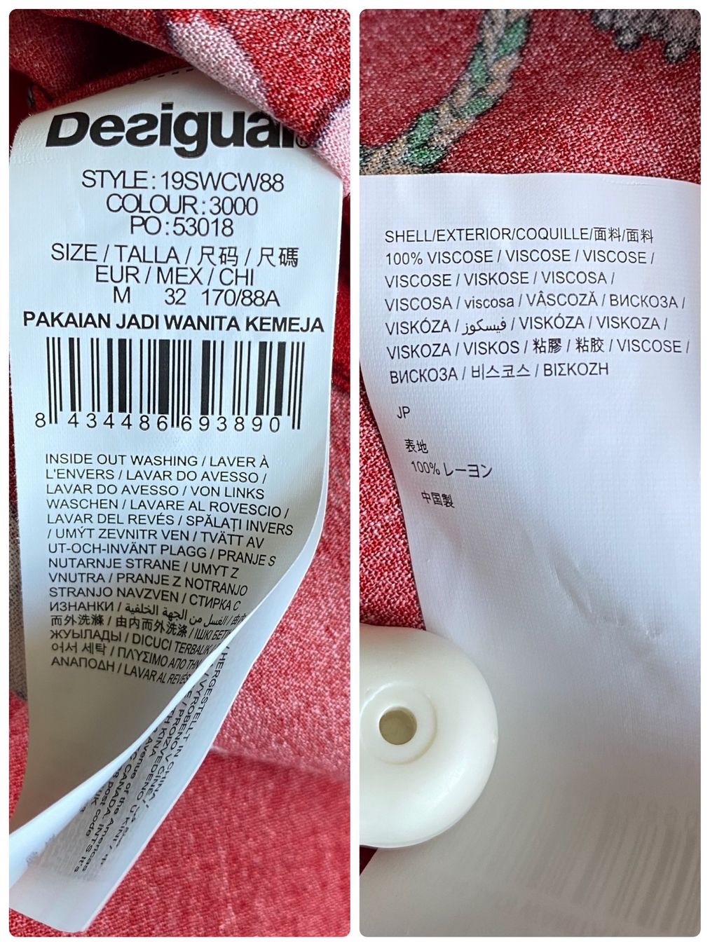 Desigual Blusen: Desigual Bluse aus Viskose Grösse M – Gebraucht aus Oberwil BL von Leni-Mischi 5