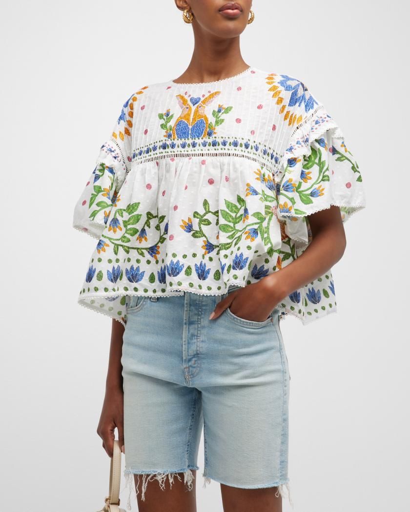 Farm Rio Camicette: Farm Rio Floral Cotton Blouse – Usato da St.Josefen venduto da lop_lh8d