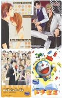 4 Manga/Comic Telefonkarten aus Japan