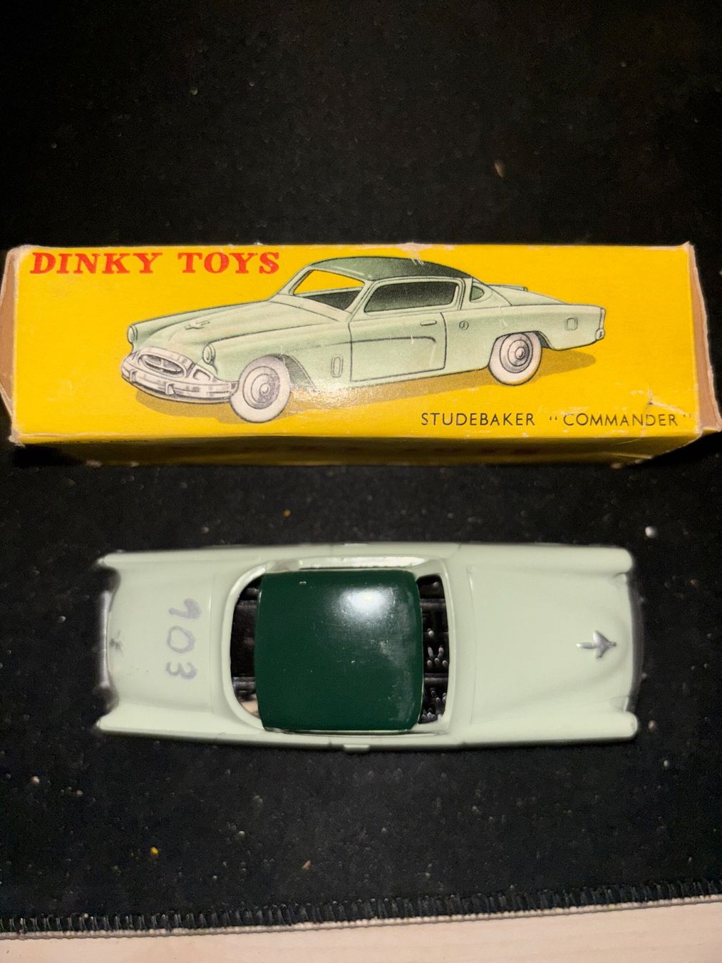 Dinky Toys Modellini d'auto: Dinky Toys 24Y Studebaker Commander Bi-ton + Boîte – Usato da Genève venduto da ele_bf9g 2
