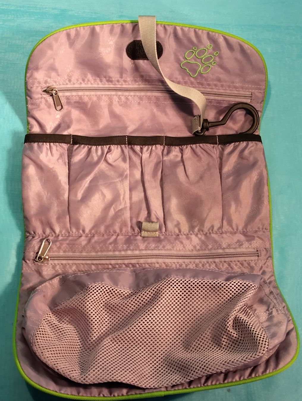 Jack Wolfskin Custodie per cosmetici: Grosser Jack Wolfskin Waschsalon, hellgrün – Nuovo (secondo la descrizione) da Bellach venduto da JingleCherry 2