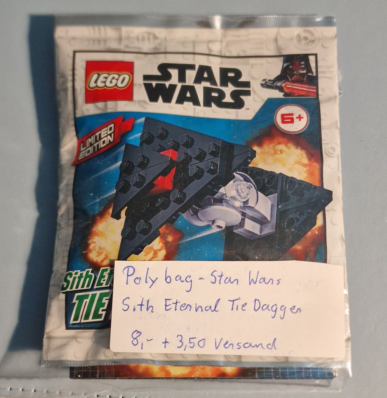 Lego Statuette: Star Wars - Polybag von Legoheft : Sith Internal Tie Dagger – Usato da Zürich venduto da Tantefrosch