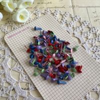 100 Mini Taschennagel Brads mix attaches parisiennes basteln