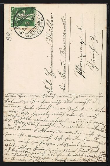 Cartoline postali: Foto-AK Bühler, Ortsansicht mit Kirche  – Usato da Berlin venduto da bartko-reher 1