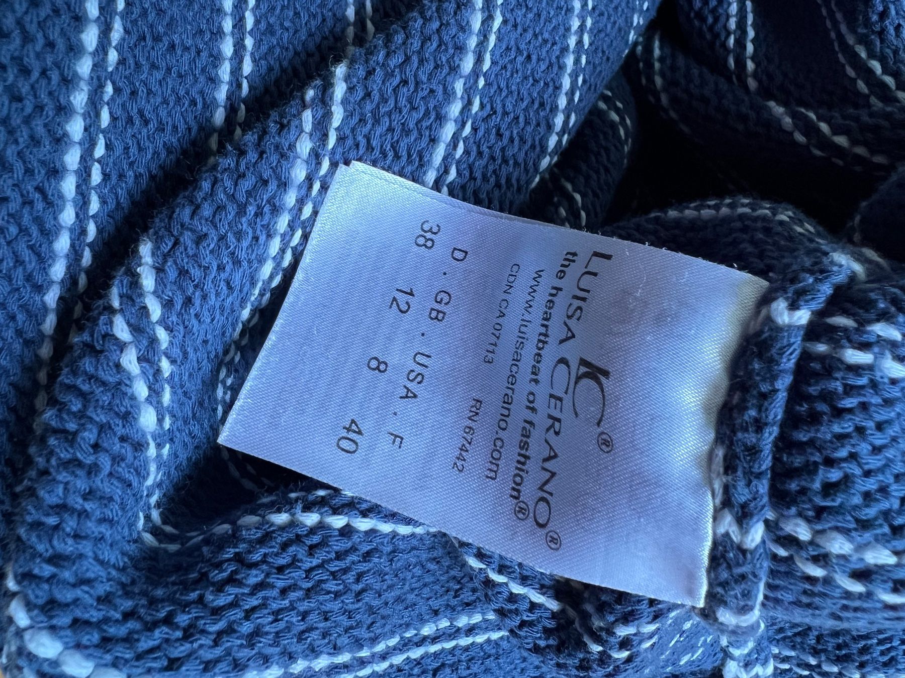 Luisa Cerano Maglioni & Felpe: Marinière Pullover Gr 38 Blau Weiss Luisa Cerano – Usato da Zürich venduto da angielmora 4