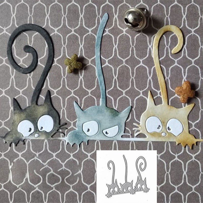 Schablonen: 3 KATZEN STANZSCHABLONE – Neu und originalverpackt aus Affoltern am Albis von scrapbooking 1