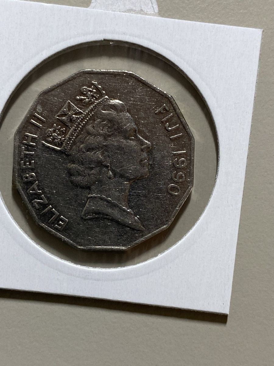 Alle Münzen: Fiji (GB) - 50 centimes - 1990 – Gebraucht aus Payerne von Mike1682 1