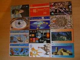 Telecards Lot verschiedene Motive und Wertangaben