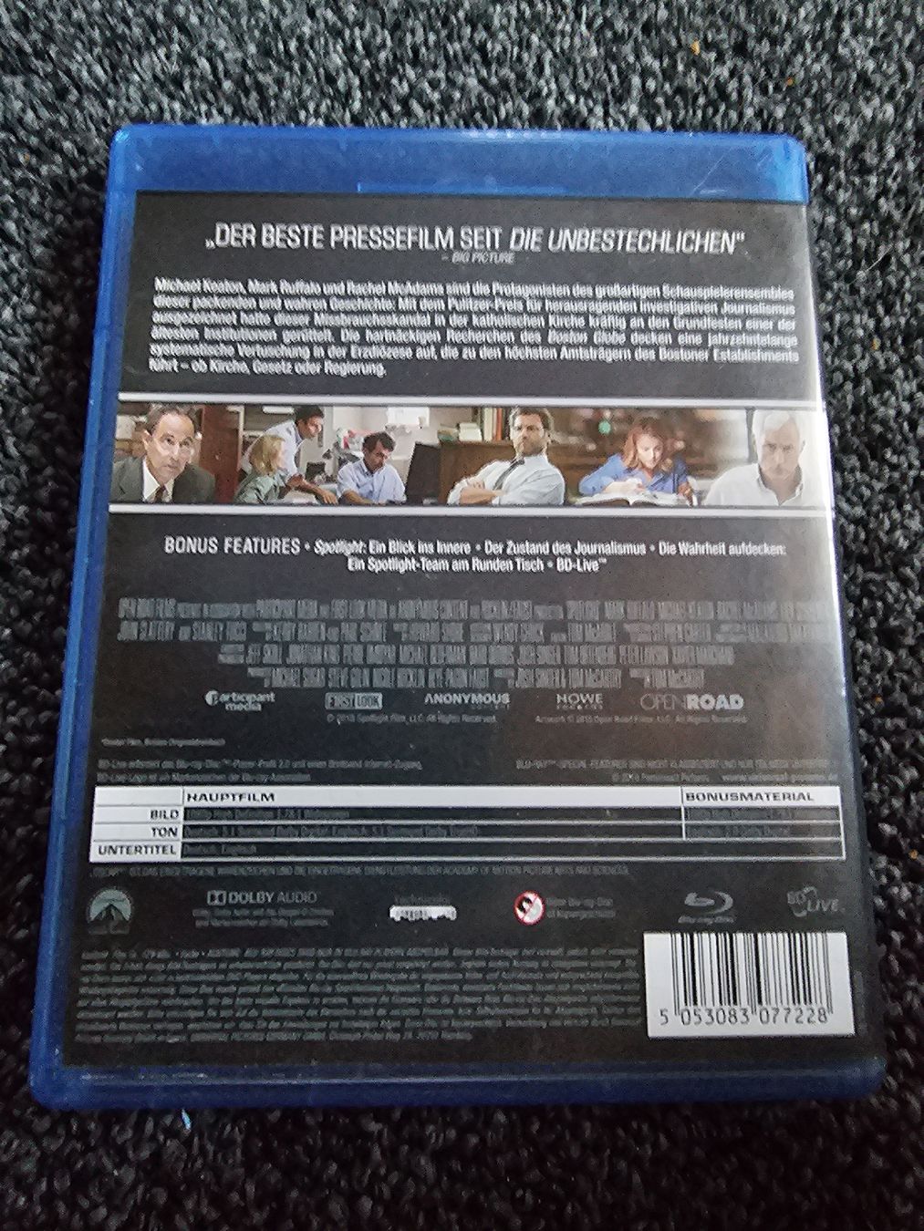 Tutti i DVDs: Spotlight - Blu-ray  – Usato da Ruswil venduto da jan_bxl5 1