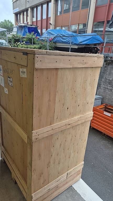 Casse di trasporto: Transportkiste Holz mit Deckel oben – Usato da Kerns venduto da Naturalpower 1