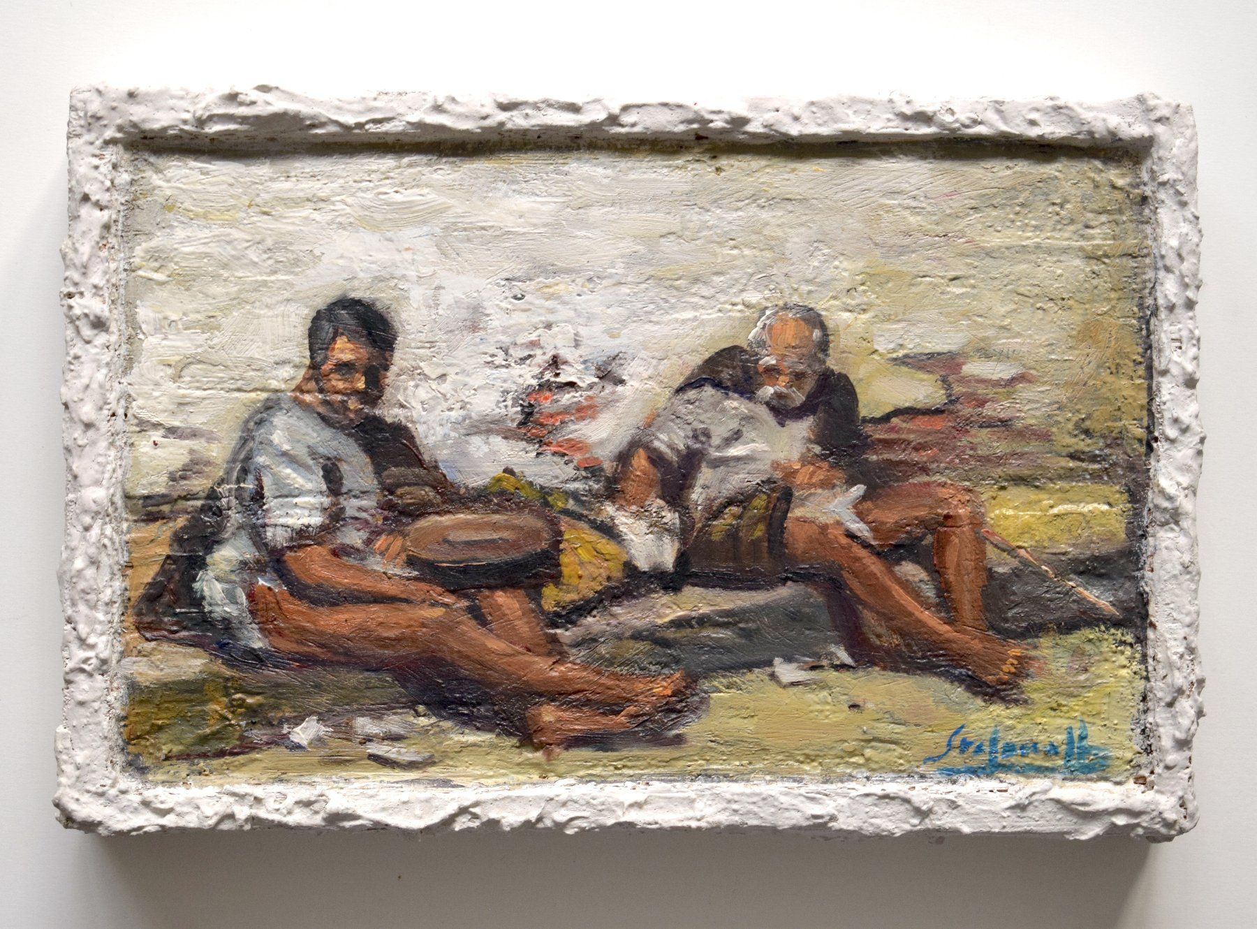 Dipinti: Dimitri Stefanoff Demetrio Ölgemälde Öl expressiv – Usato da Zürich venduto da Kunstvoll 1
