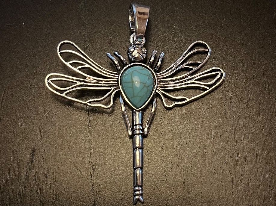 Ciondoli: Amulett/ Anhänger Libelle mit Türkis – Nuovo (secondo la descrizione) da Gams venduto da Mariawicca